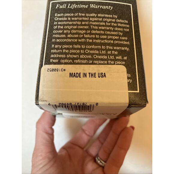 Oneida Community Louisiana Stainless Steel 6pc Serving & Hostess Set NIB 18/8 - Picture 5 of 7